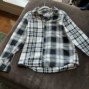 Zara Duel Pattern Plaid Flannel